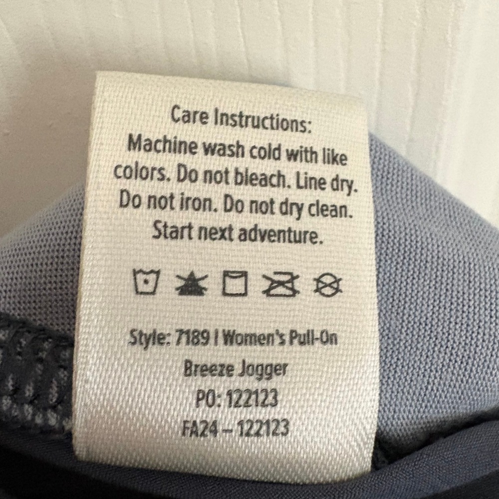Free Fly Jogger Breeze Pull-On L Blue Activewear Hiking Style 7189 - Picture 11 of 14